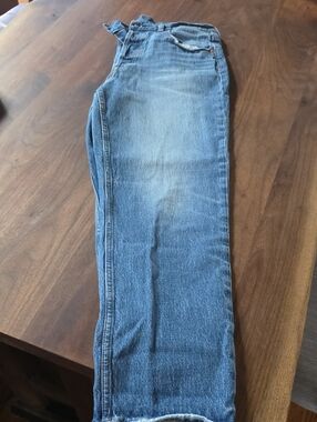 GAP Straight Leg High Rise Blue Denim Jeans